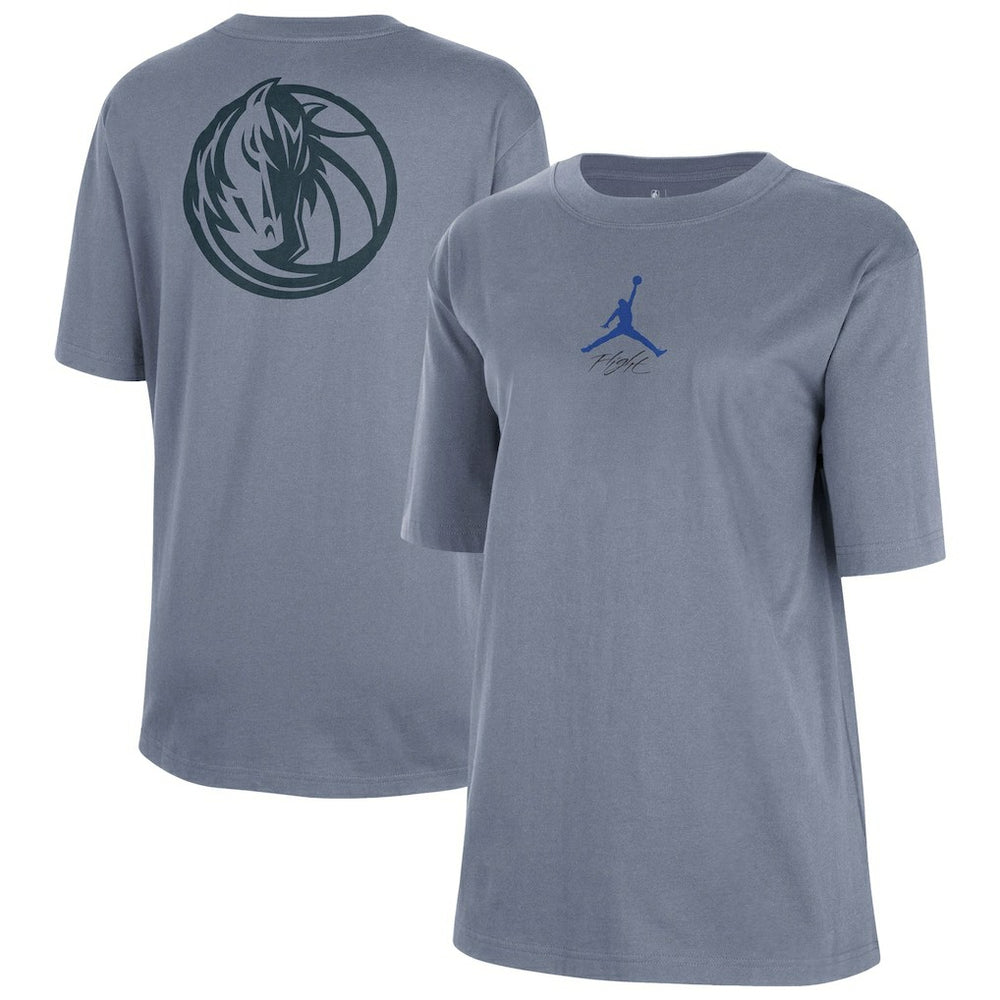 Dallas Mavericks Jordan Brand Women's Courtside Statement Edition Boyfriend T-Shirt sale Discount