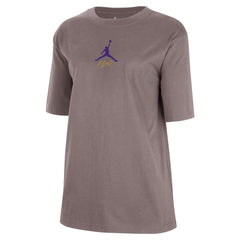 Los Angeles Lakers Jordan Brand Women's Courtside Statement Edition Boyfriend T-Shirt On Sale
