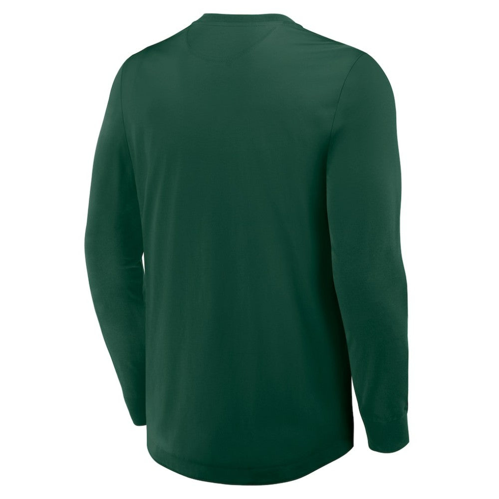 Minnesota Wild Fanatics Adrenaline Push Long Sleeve Henley Shirt On Sale