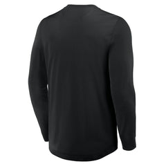 Boston Bruins Fanatics Adrenaline Push Long Sleeve Henley Shirt Sale