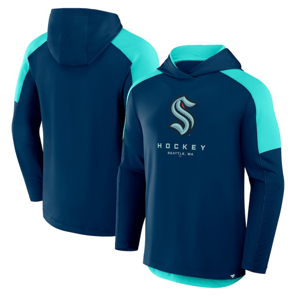 Seattle Kraken Fanatics Meta Game Transitional Pullover Hoodie Sale