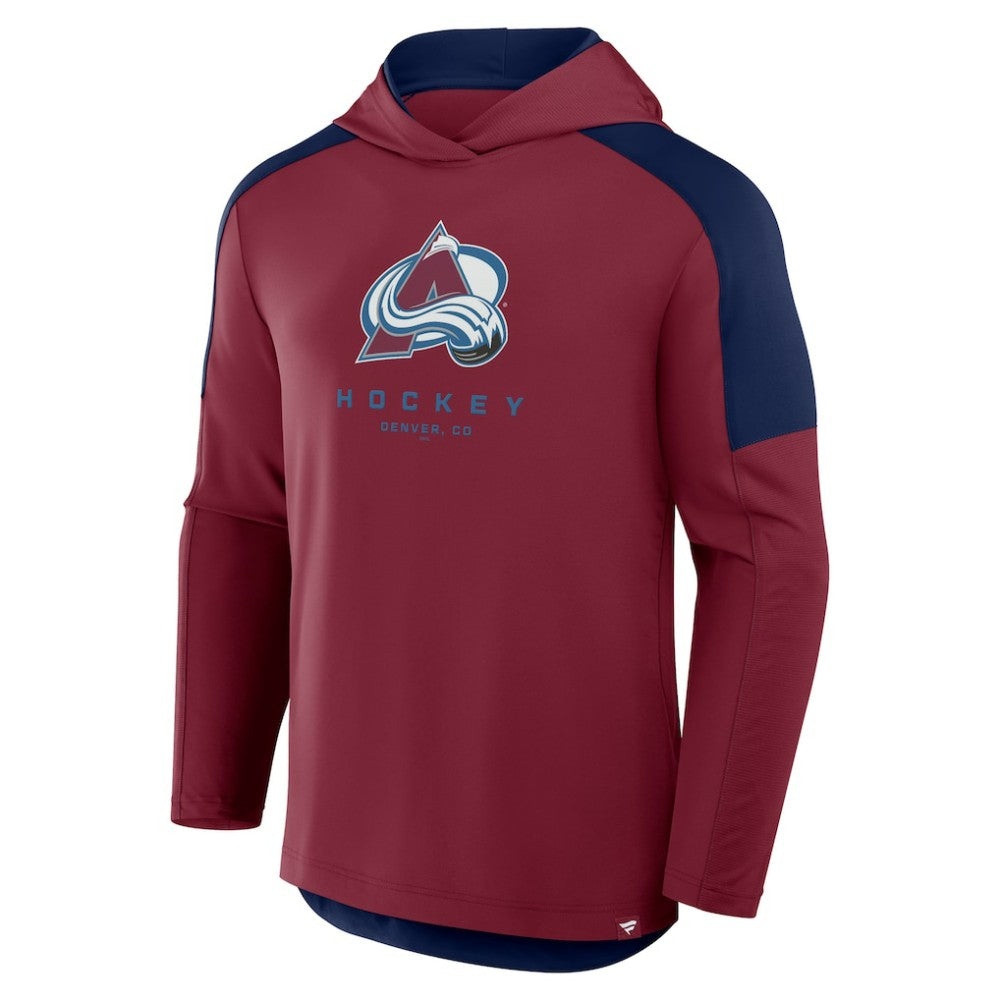 Colorado Avalanche Fanatics Meta Game Transitional Pullover Hoodie Online