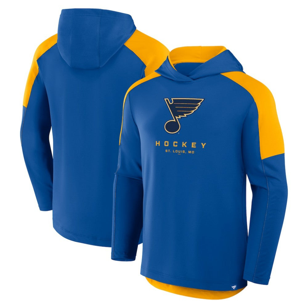 St. Louis Blues Fanatics Meta Game Transitional Pullover Hoodie Sale