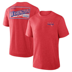 Washington Capitals Fanatics Fan Lanes Tri-Blend T-Shirt Online