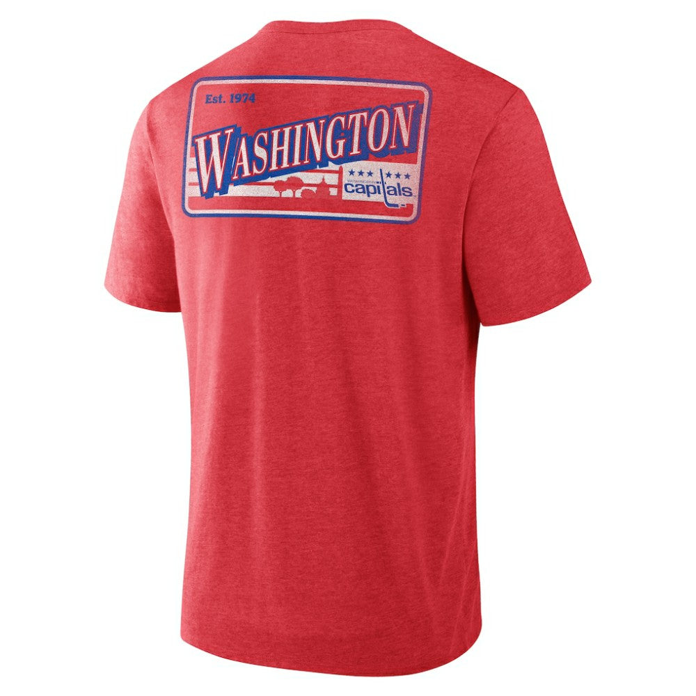 Washington Capitals Fanatics Fan Lanes Tri-Blend T-Shirt Online
