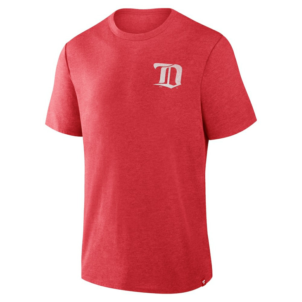 Detroit Red Wings Fanatics Fan Lanes Tri-Blend T-Shirt For Sale