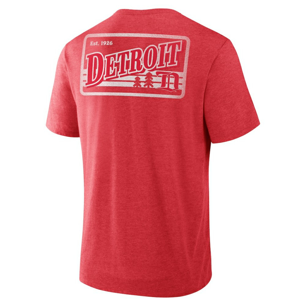 Detroit Red Wings Fanatics Fan Lanes Tri-Blend T-Shirt For Sale