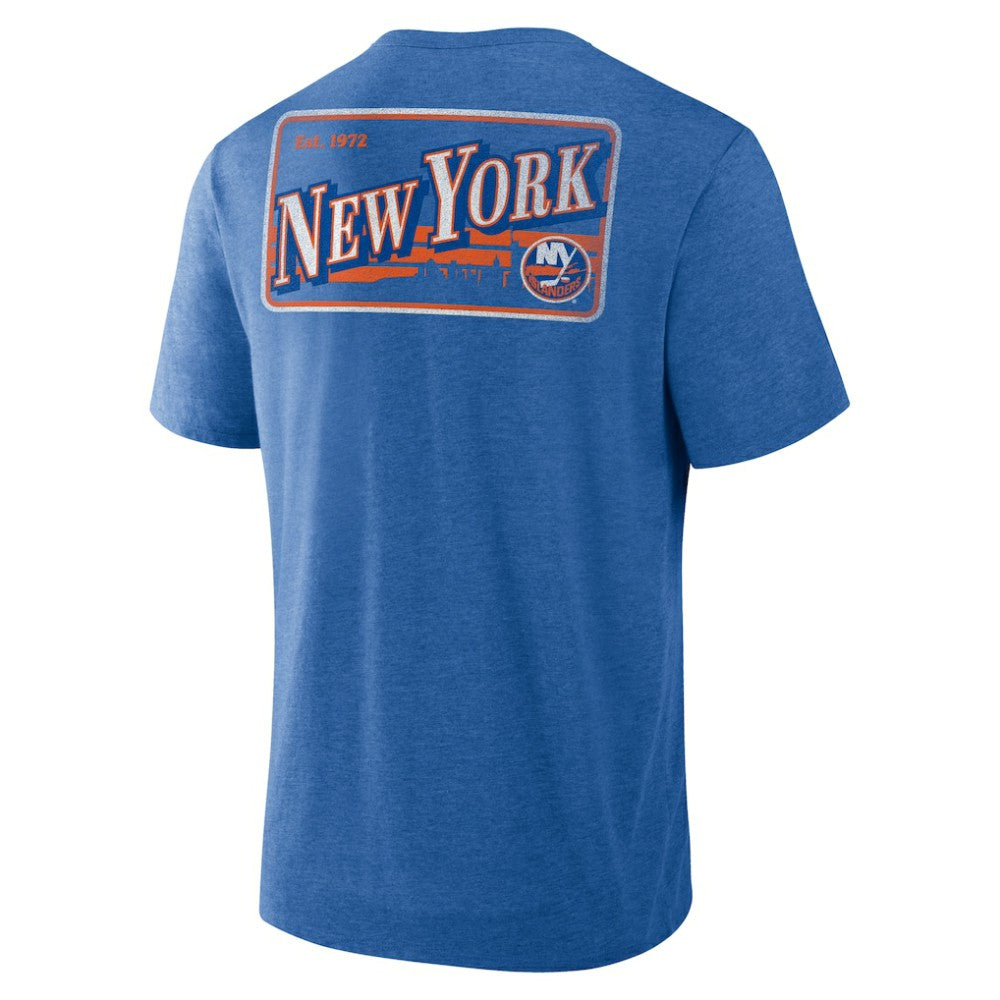 New York Islanders Fanatics Fan Lanes Tri-Blend T-Shirt Online
