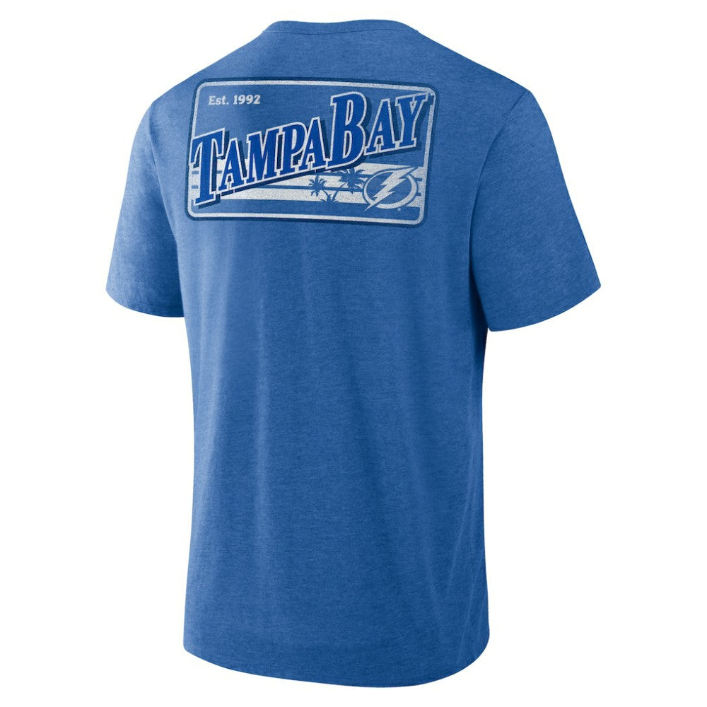 Tampa Bay Lightning Fanatics Fan Lanes Tri-Blend T-Shirt Discount