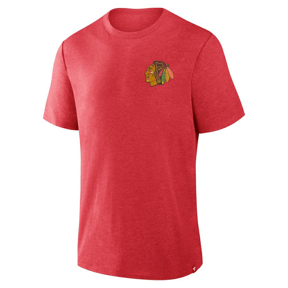 Chicago Blackhawks Fanatics Fan Lanes Tri-Blend T-Shirt For Sale