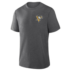 Pittsburgh Penguins Fanatics Fan Lanes Tri-Blend T-Shirt On Sale