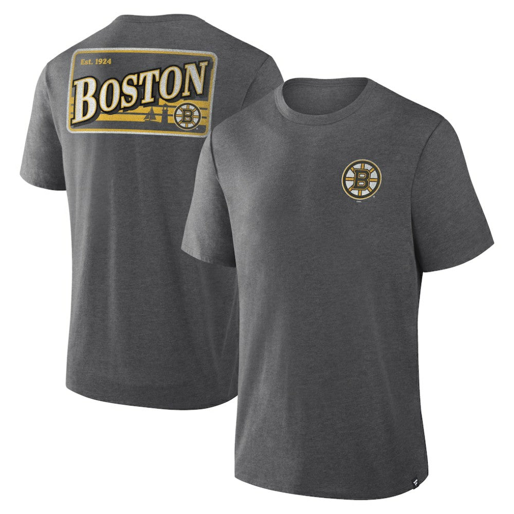 Boston Bruins Fanatics Fan Lanes Tri-Blend T-Shirt Online