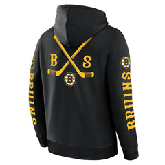 Boston Bruins Fanatics Big City Legacy Fleece Pullover Hoodie For Sale