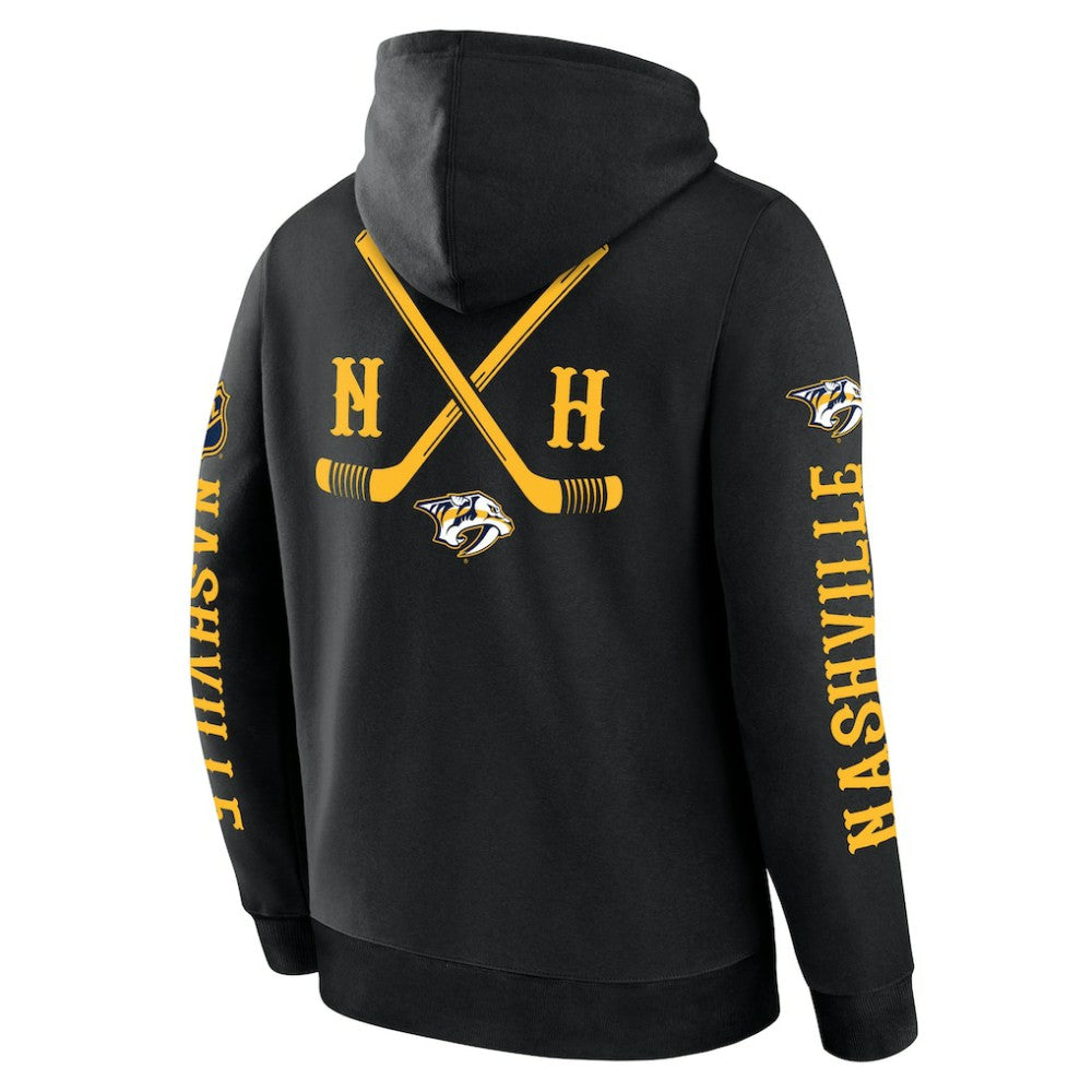 Nashville Predators Fanatics Big City Legacy Fleece Pullover Hoodie On Sale
