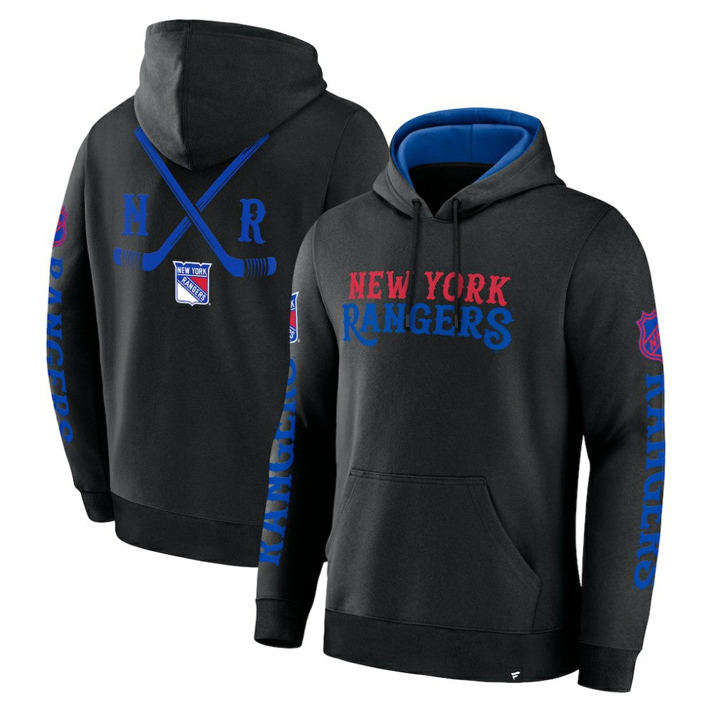 New York Rangers Fanatics Big City Legacy Fleece Pullover Hoodie Discount