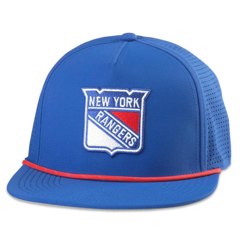 New York Rangers American Needle Buxton Pro Tech Adjustable Hat For Sale