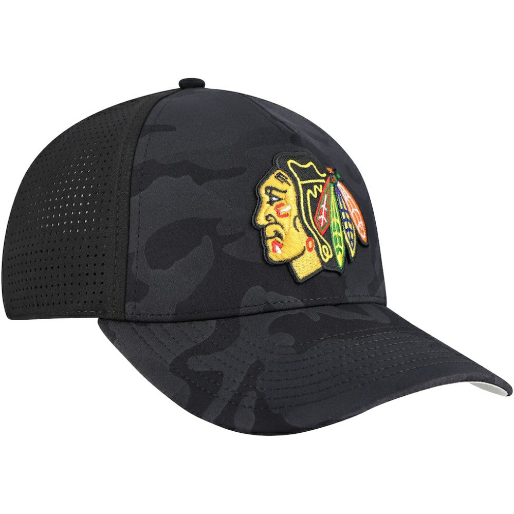 Chicago Blackhawks American Needle Valin Camo Super Tech Vented Adjustable Hat Sale