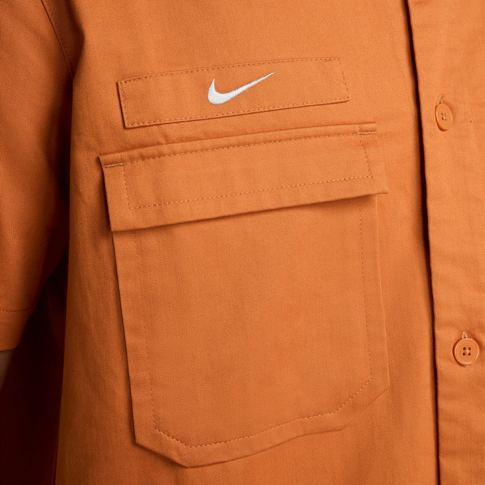 Club America CA x CA Woven Button-Down Shirt Burnt Orange - Nike