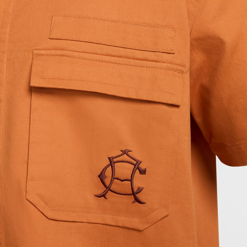 Club America CA x CA Woven Button-Down Shirt Burnt Orange - Nike