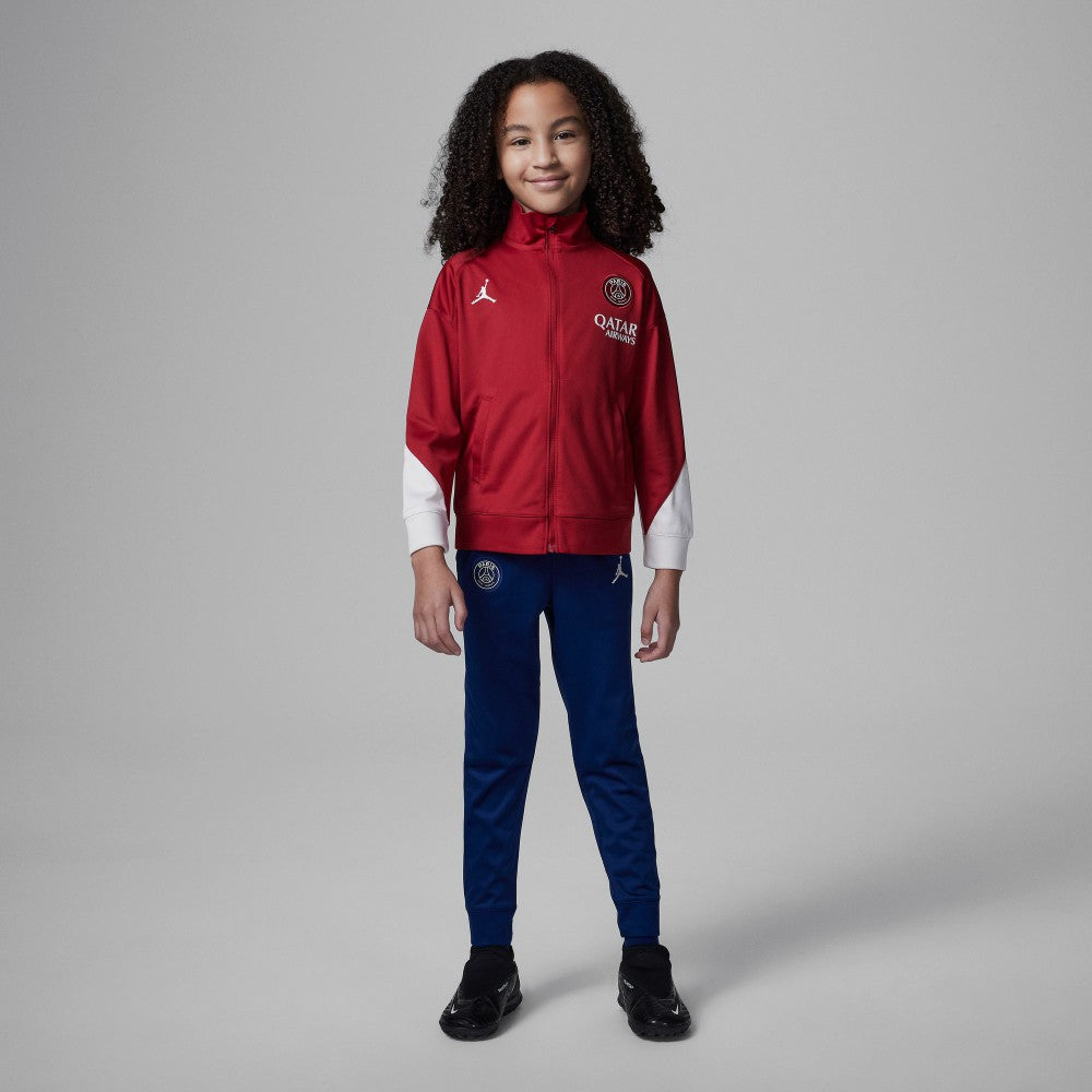 Paris Saint-Germain Jordan Brand Preschool 2024/25 Fourth Strike Full-Zip Track Suit Red - Jordan