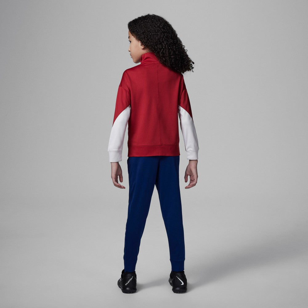 Paris Saint-Germain Jordan Brand Preschool 2024/25 Fourth Strike Full-Zip Track Suit Red - Jordan