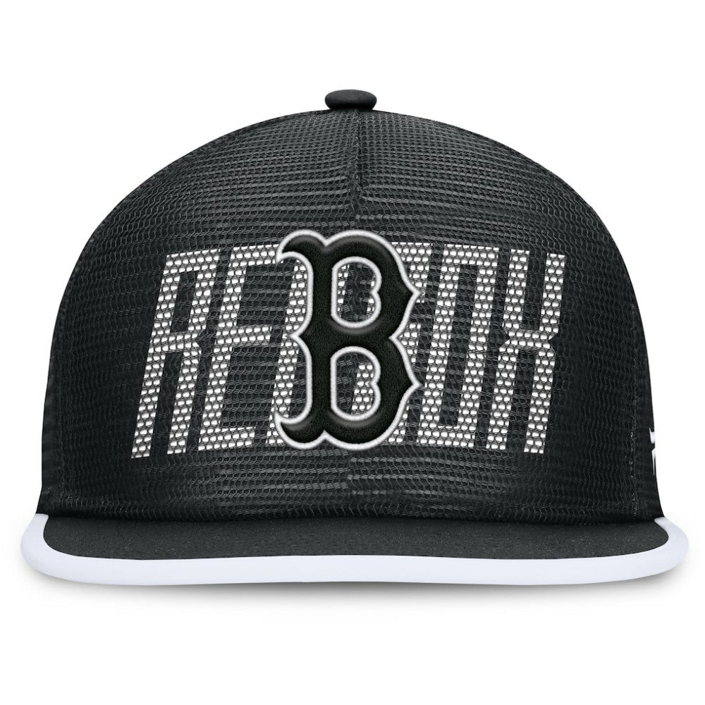 Boston Red Sox Fanatics Let's Glow Line Drive Snapback Hat | MLB US