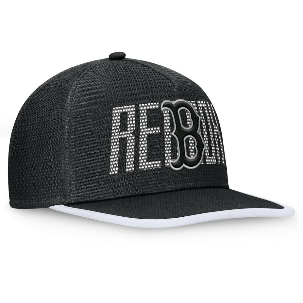 Boston Red Sox Fanatics Let's Glow Line Drive Snapback Hat | MLB US
