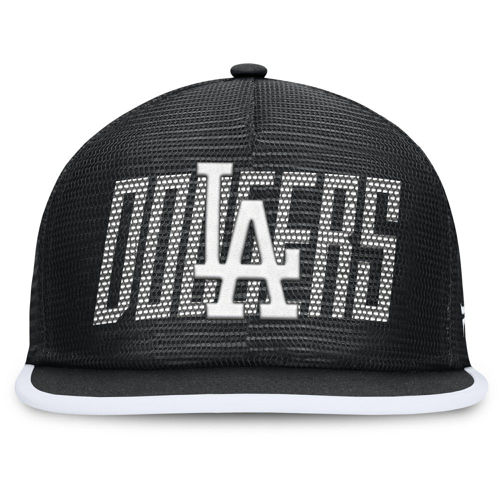Los Angeles Dodgers Fanatics Let's Glow Line Drive Snapback Hat | MLB Shop