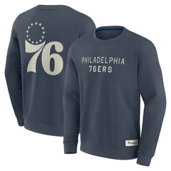 Philadelphia 76ers Elements Future Ground Lettering Pullover Sweatshirt New