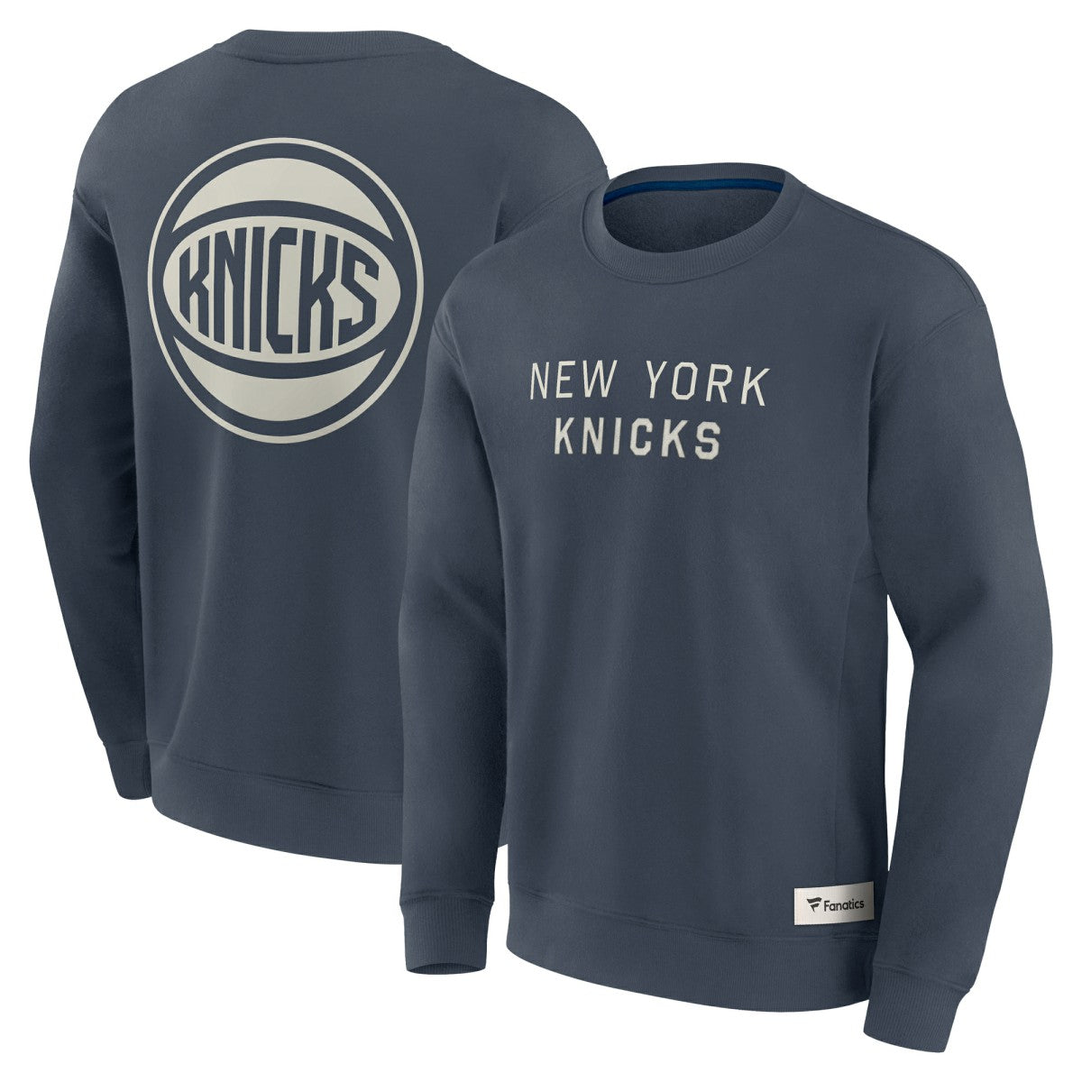 New York Knicks Elements Future Ground Lettering Pullover Sweatshirt On Sale