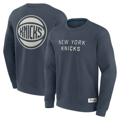 New York Knicks Elements Future Ground Lettering Pullover Sweatshirt On Sale