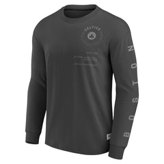Boston Celtics Elements Future Ground Tonal Info Long Sleeve T-Shirt On Sale