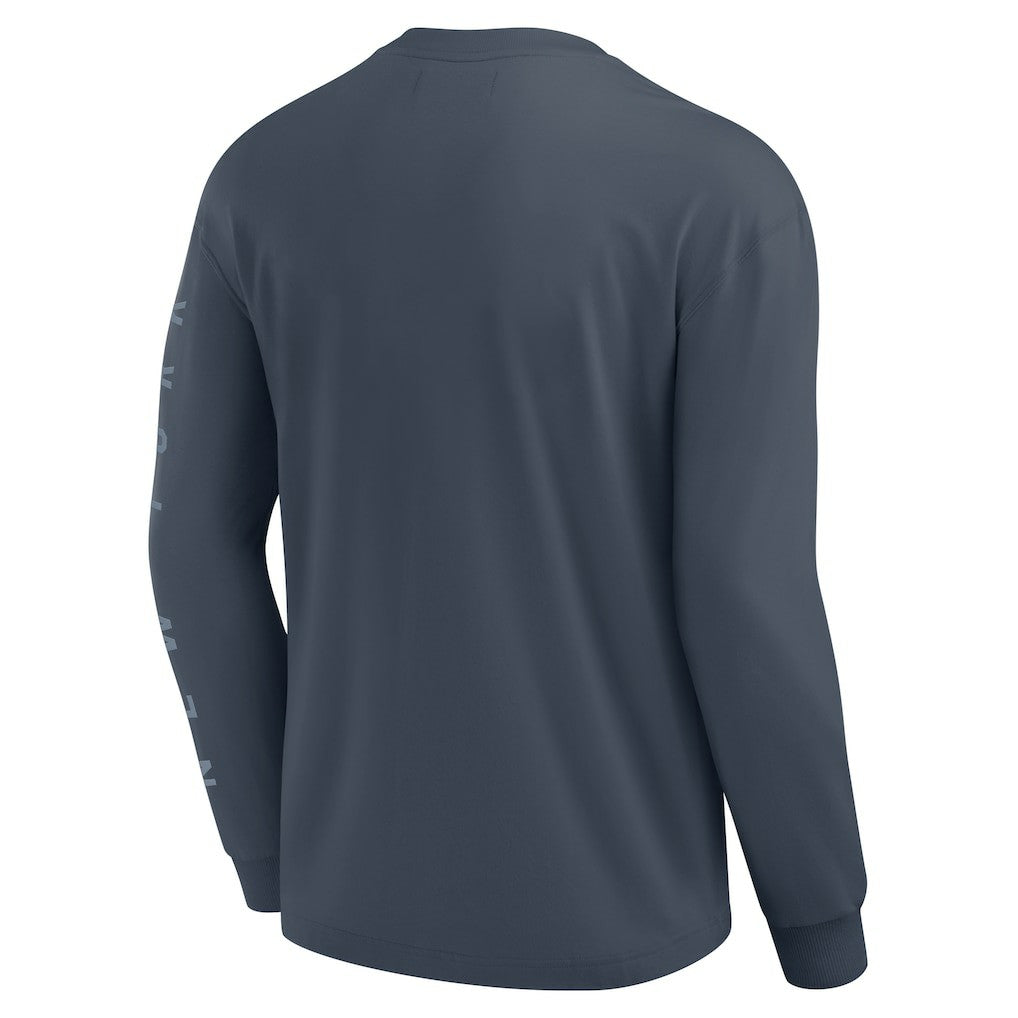 New York Knicks Elements Future Ground Tonal Info Long Sleeve T-Shirt New