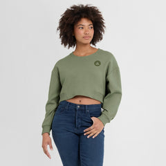 Boston Celtics Women's Studio Tri-Blend Cropped Pullover Sweatshirt Online