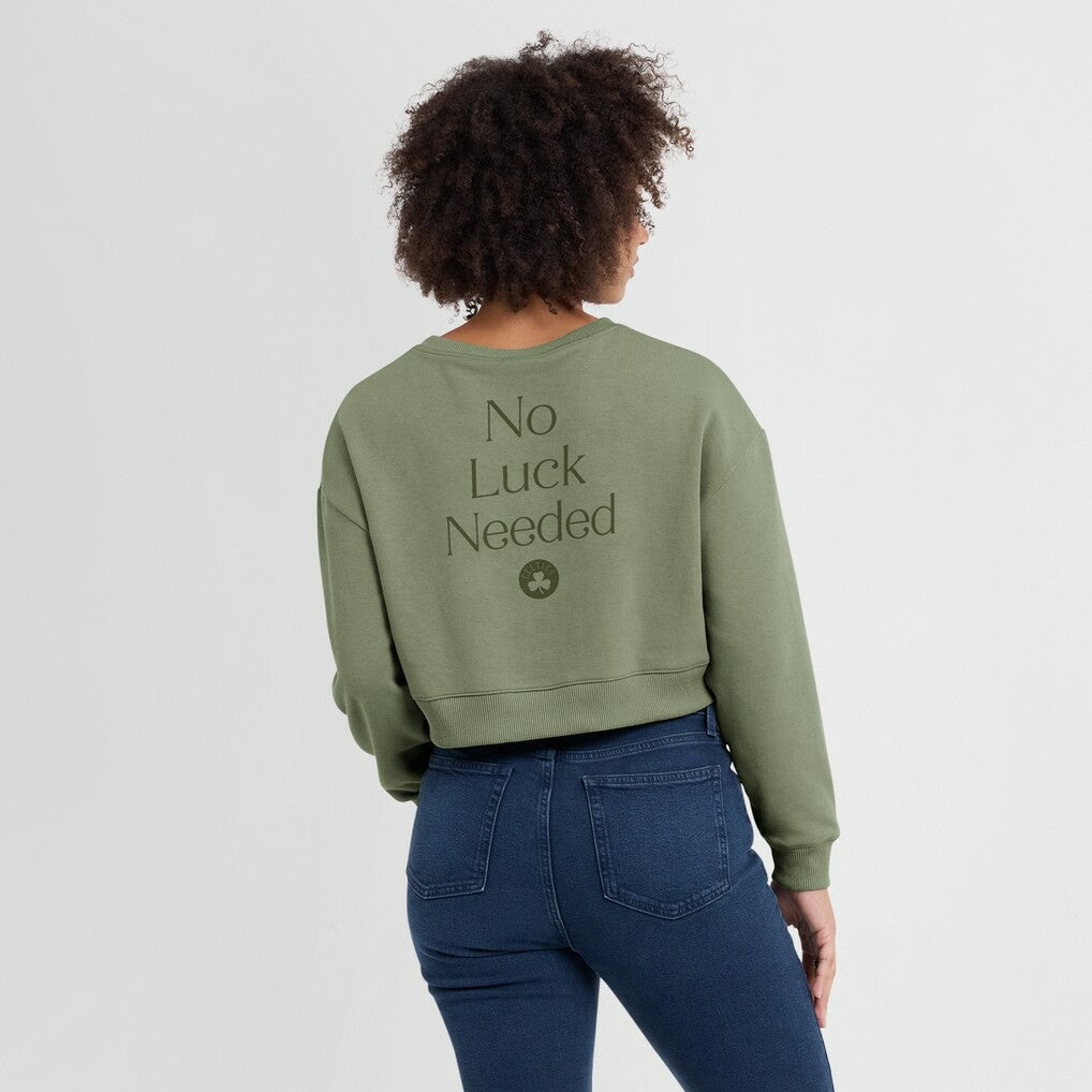 Boston Celtics Women's Studio Tri-Blend Cropped Pullover Sweatshirt Online
