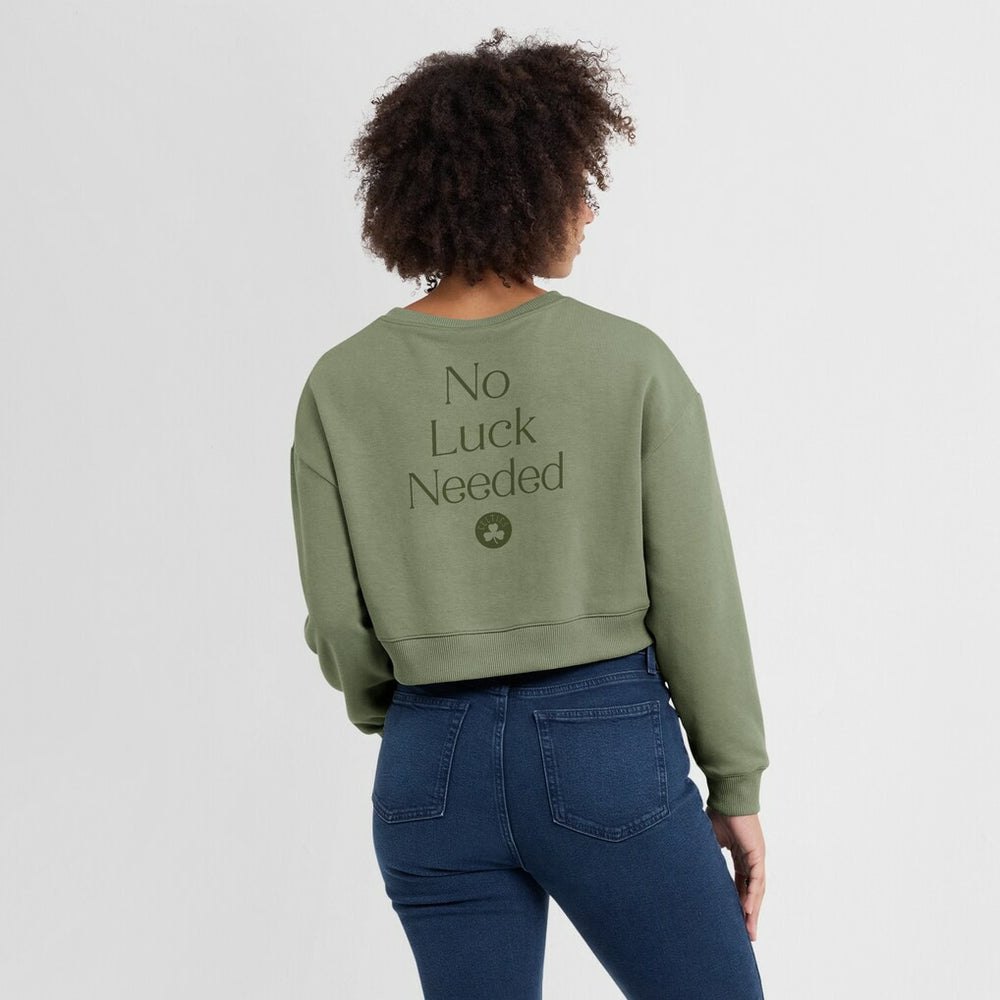 Boston Celtics Women's Studio Tri-Blend Cropped Pullover Sweatshirt Online