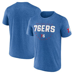 Philadelphia 76ers Logo Athletic Block Practice Performance T-Shirt Discount