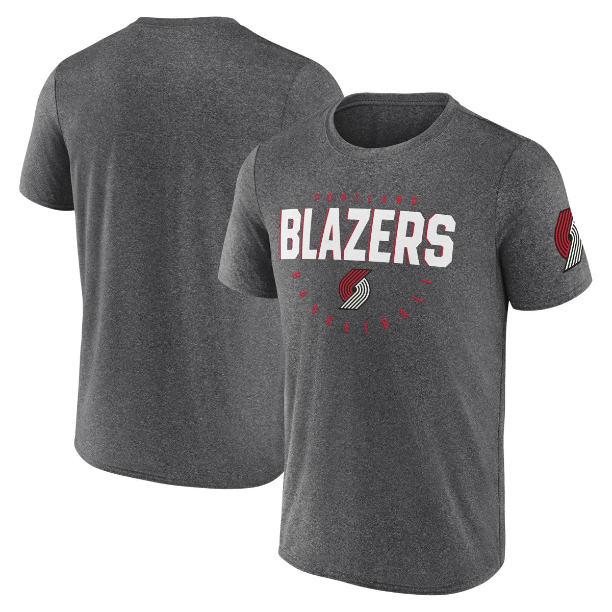 Portland Trail Blazers Logo Athletic Block Practice Performance T-Shirt Outlet