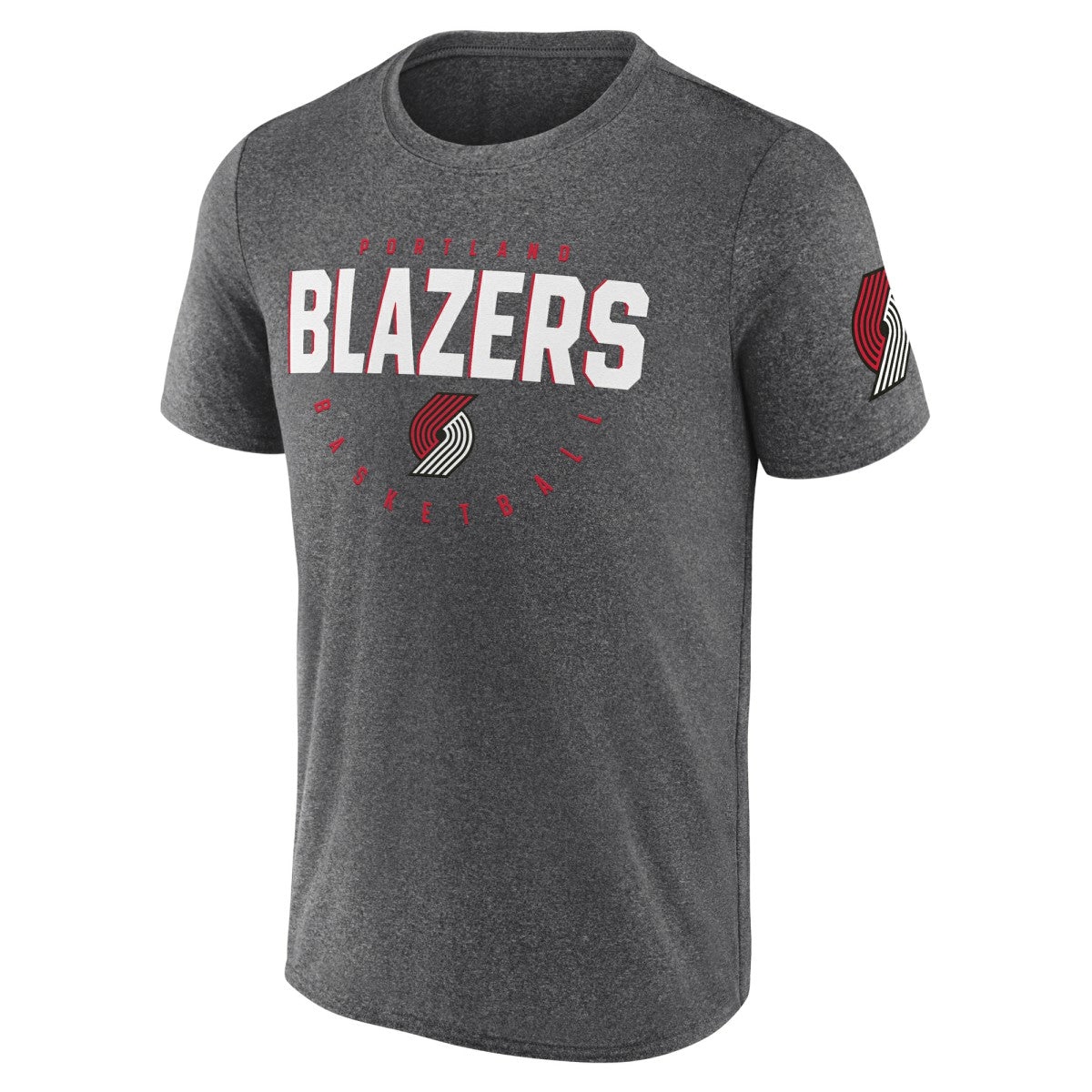 Portland Trail Blazers Logo Athletic Block Practice Performance T-Shirt Outlet