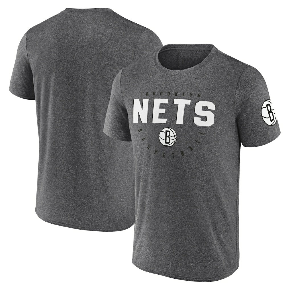 Brooklyn Nets Logo Athletic Block Practice Performance T-Shirt Discount