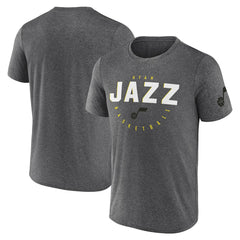 Utah Jazz Logo Athletic Block Practice Performance T-Shirt Discount