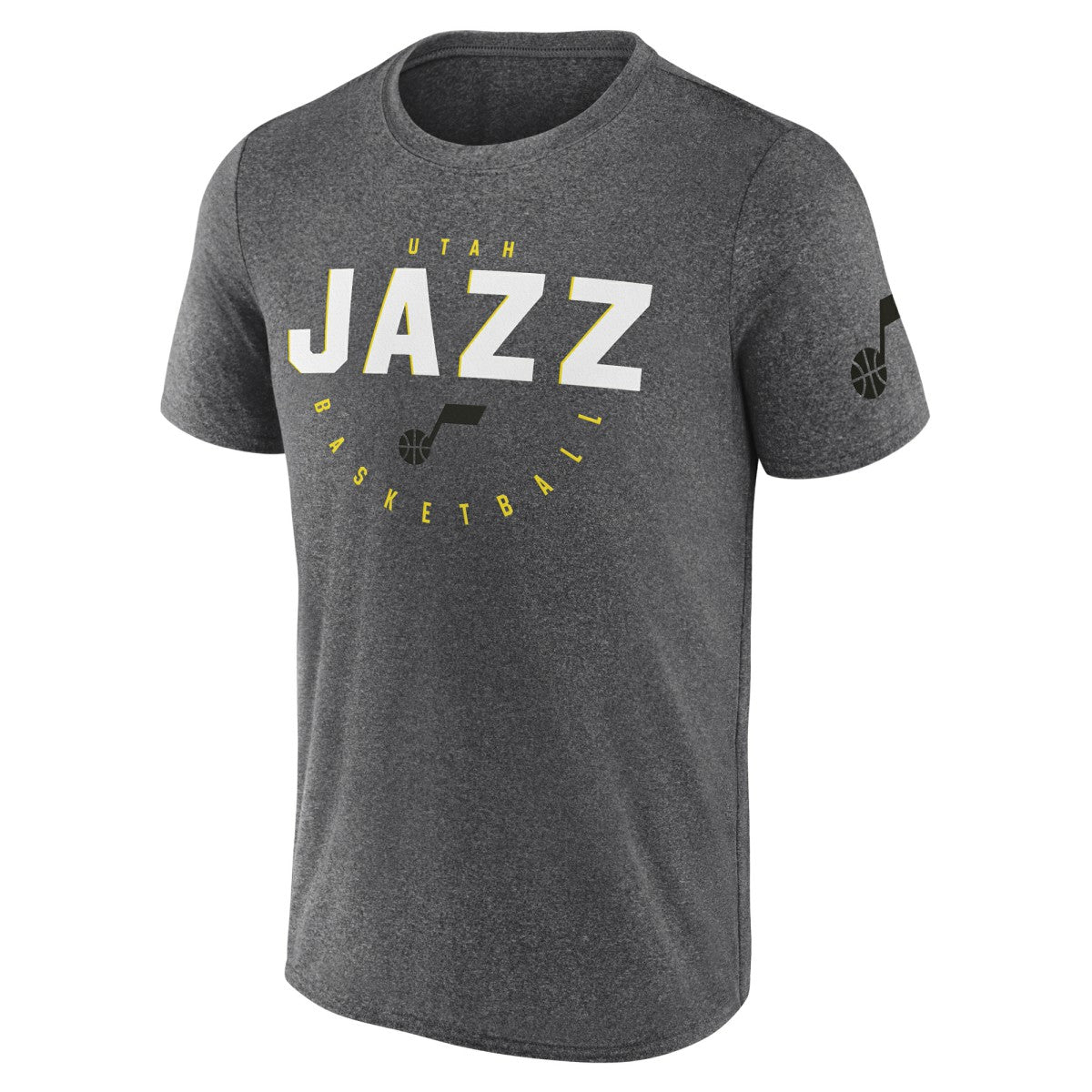Utah Jazz Logo Athletic Block Practice Performance T-Shirt Discount