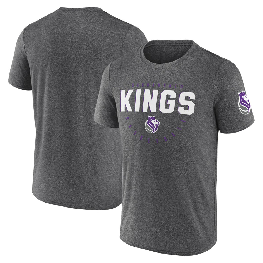 Sacramento Kings Logo Athletic Block Practice Performance T-Shirt On Sale