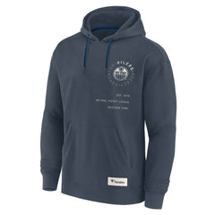 Edmonton Oilers Fanatics Future Ground Info Pullover Hoodie Sale