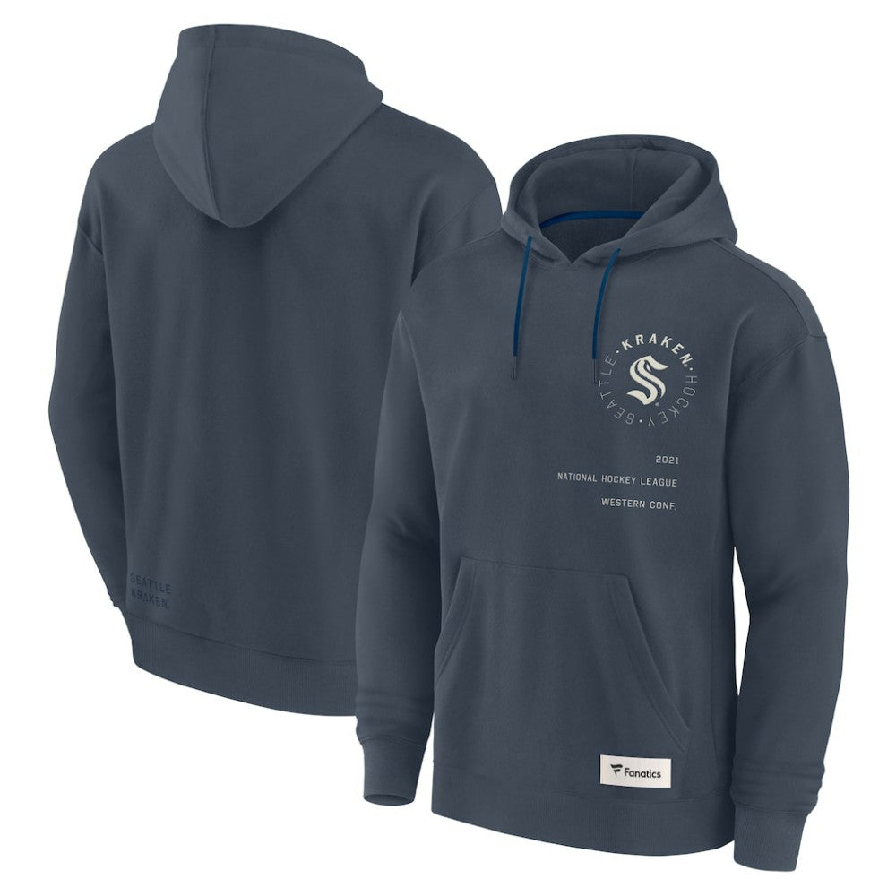 Seattle Kraken Fanatics Future Ground Info Pullover Hoodie Online