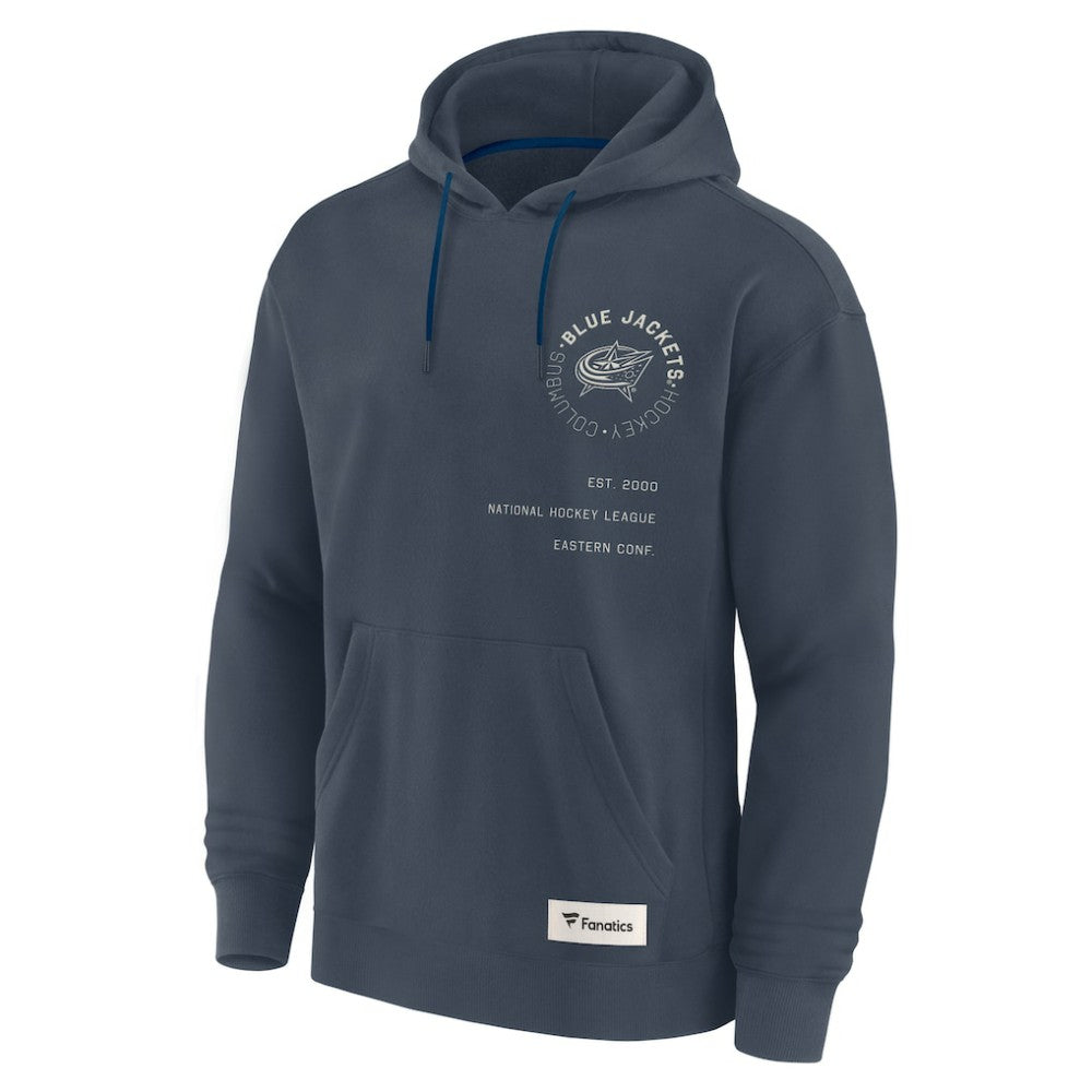 Columbus Blue Jackets Fanatics Future Ground Info Pullover Hoodie Sale