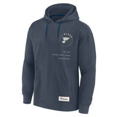 St. Louis Blues Fanatics Future Ground Info Pullover Hoodie Discount