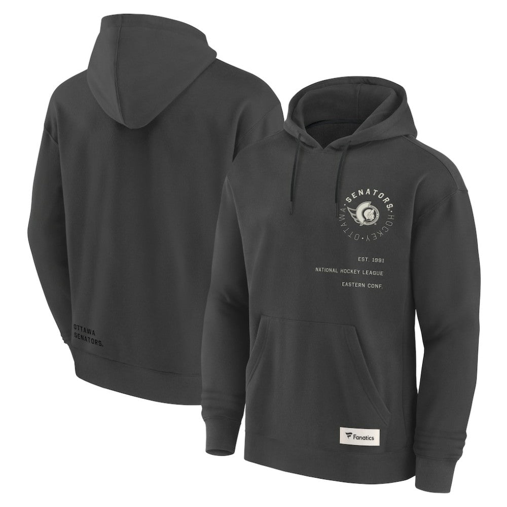 Ottawa Senators Fanatics Future Ground Info Pullover Hoodie For Sale