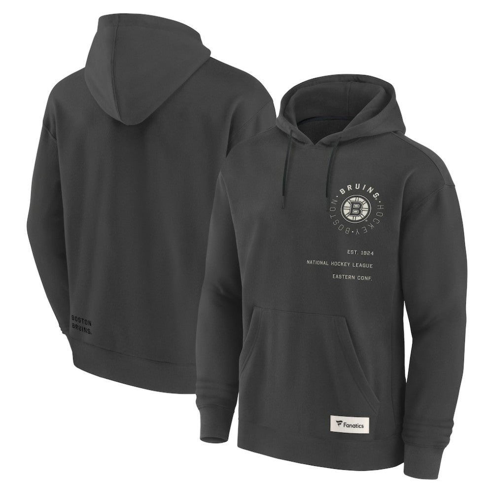 Boston Bruins Fanatics Future Ground Info Pullover Hoodie Outlet