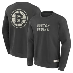 Boston Bruins Fanatics Elements Future Ground Lettering Pullover Sweatshirt Outlet